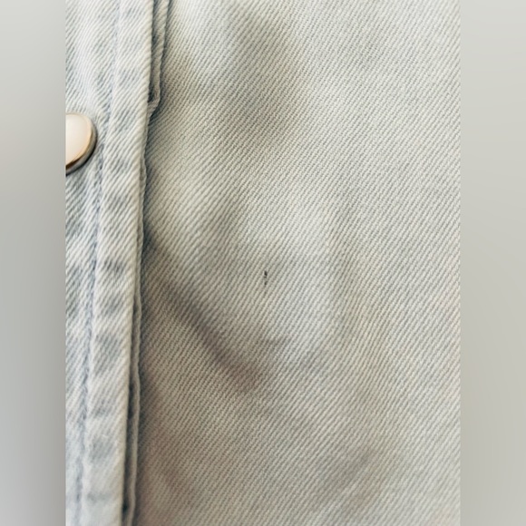 PAIGE Women's Callan Dress W/Western Pockets in Cadie - Size L - Picture 9 of 10